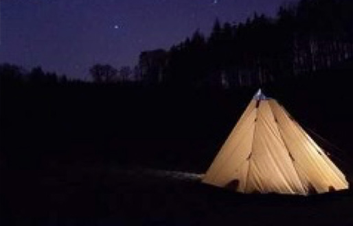 Camp out in your back garden