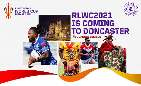 ATTENTION DONCASTER! RUGBY LEAGUE WORLD CUP 2021 TICKETS NOW ON GENERAL SALE
