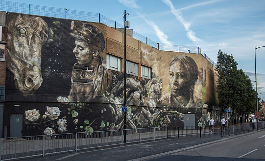 Urban art paves way to bridging social gaps in iconic northern town by bringing one of UK’s largest ever street art murals
