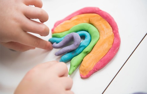 Make your own salt play dough