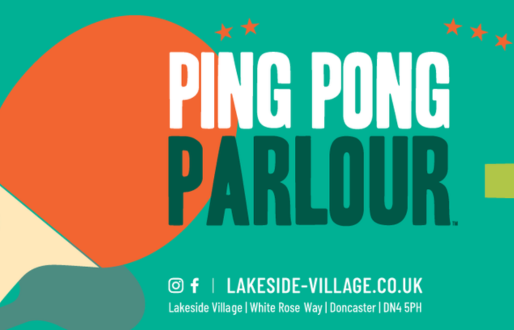 Pop up Ping Pong Parlour at Lakeside Village