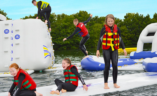 Aquapark’s floating inflatable fun returns to Hatfield Outdoor Activity Centre