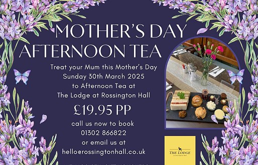 Mother's Day Afternoon Tea at The Lodge