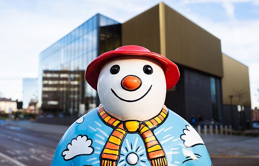 Walking with the Snowman