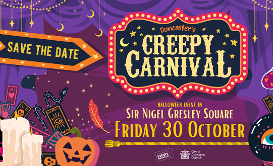 Creepy Carnival returns to Sir Nigel Gresley Square for a Fang-tastic Fourth Year!