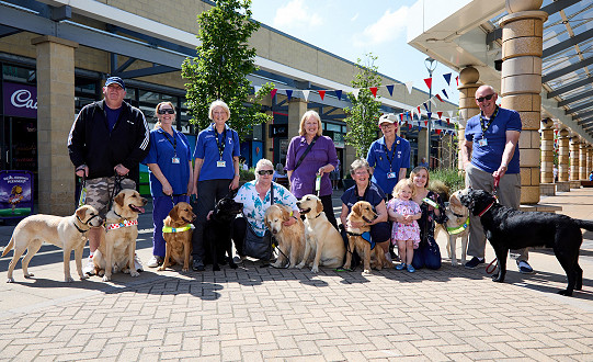 Lakeside Village customers raise cash to sponsor guide dog puppy