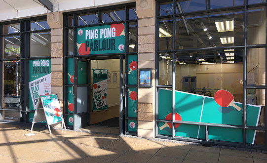 Pop-up Ping Pong Parlour returns to Lakeside Village