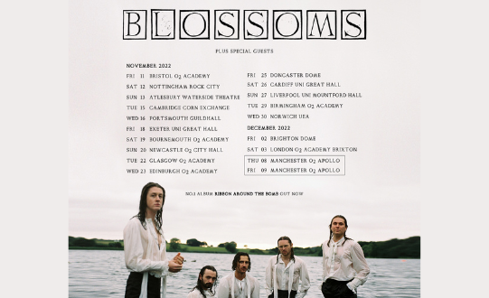 Indie pop band Blossoms to perform at The Dome