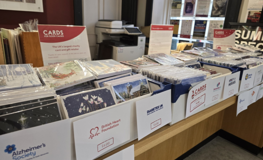 Cards for Good Causes are now available to purchase at the Tourist Information Centre