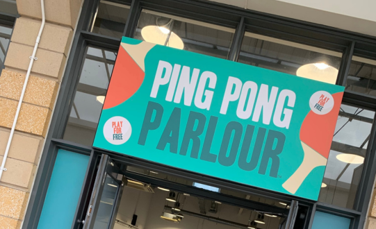 Pop-up Ping Pong Parlour is back at Lakeside!