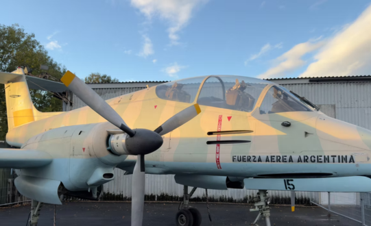 Pucará A-515 Joins the South Yorkshire Aircraft Museum