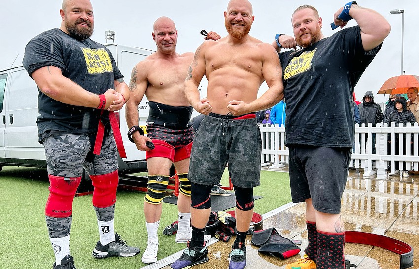 Participants in last year’s Yorkshire’s Strongest Man contest held at Lakeside Village in Doncaster.